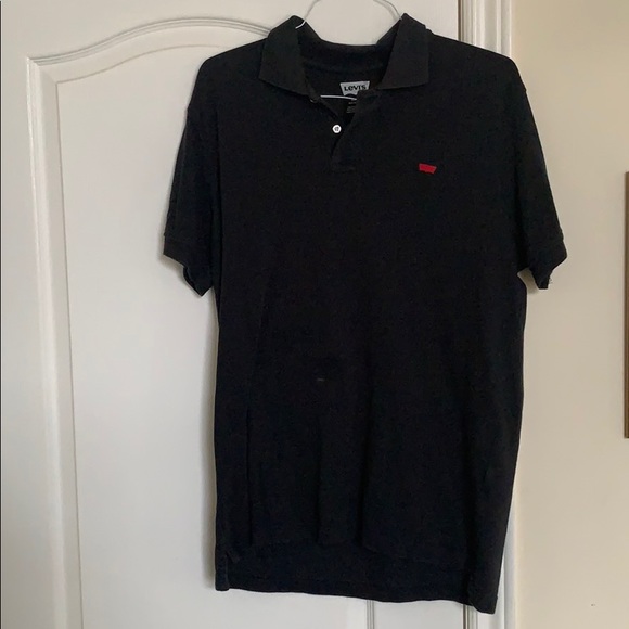 Levi’s Black Polo Shirt - Picture 1 of 4